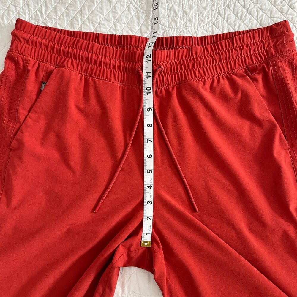 Athleta Avenue Wide Leg Crop Pant Currant Red Women’s Size 16 - Picture 6 of 13